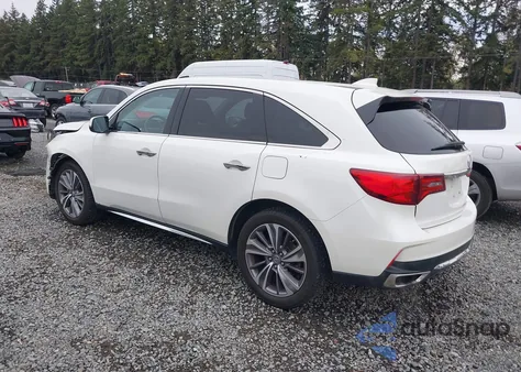 2017 Acura Mdx Technology Package z USA, uszkodzony, nr VIN 5FRYD4H5XHB035865